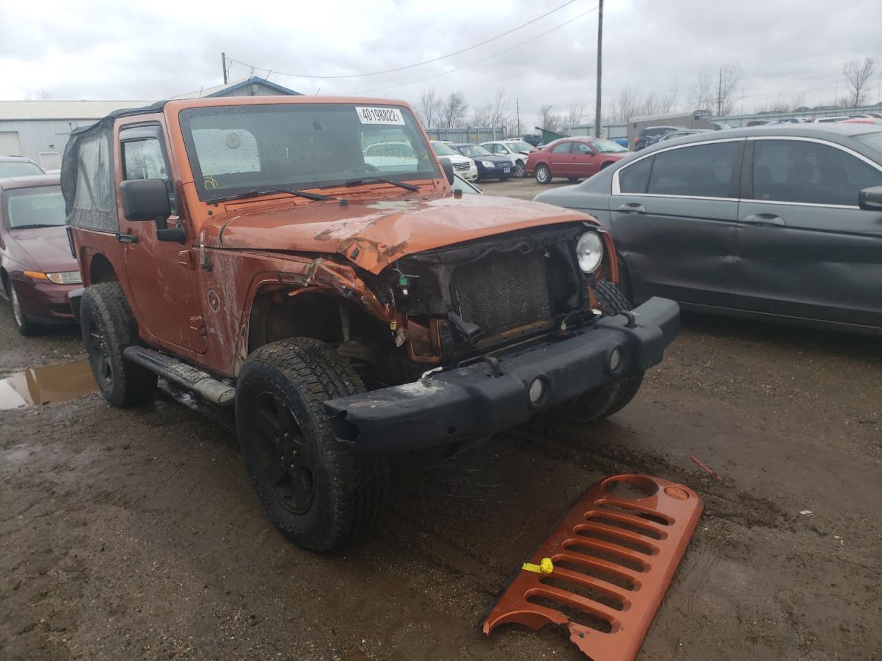 JEEP WRANGLER S 2011 with VIN 1J4AA2D1XBL502431 - Photo from auction