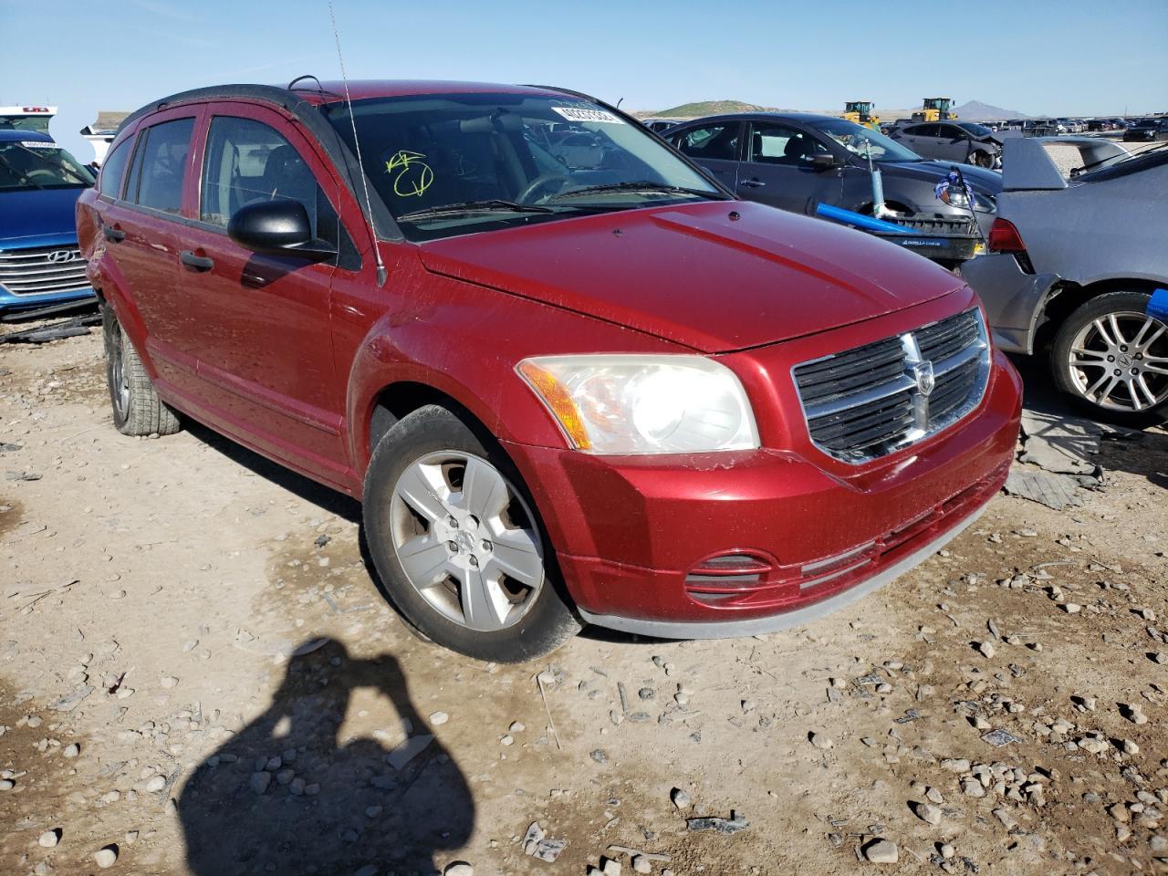 DODGE CALIBER SX 2007 with VIN 1B3HB48B17D568420 - Photo from auction