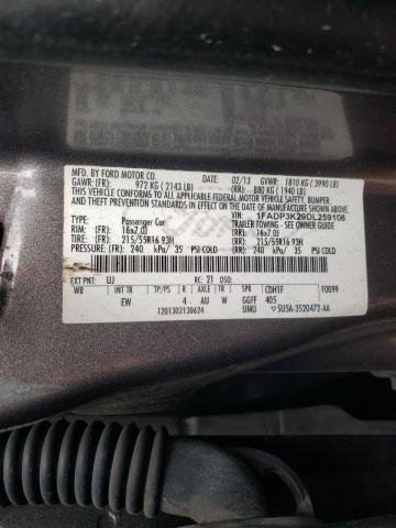 Photo 10 from auction – 2013 FORD FOCUS SE with VIN 1FADP3K29DL259108