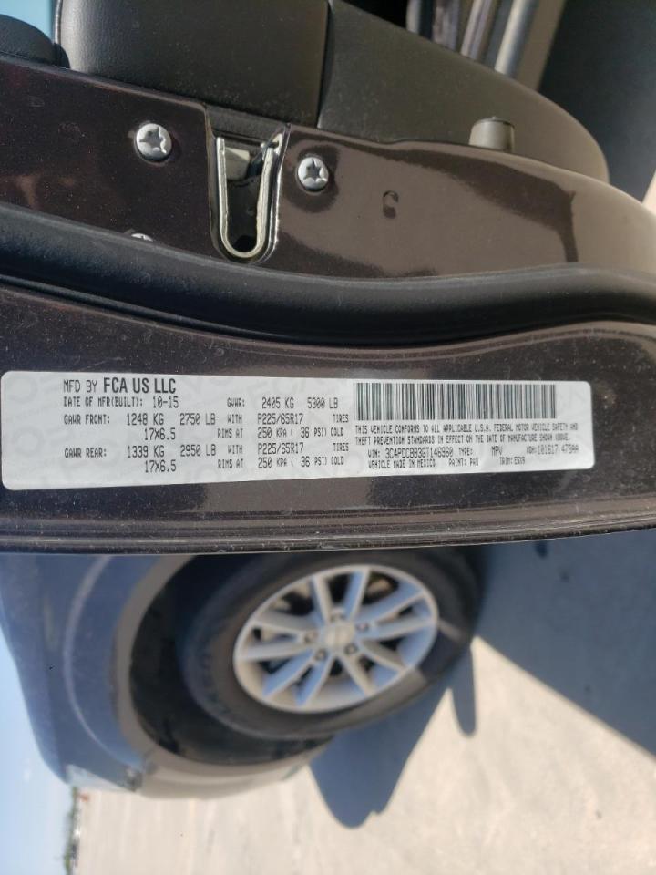Photo 10 from auction – 2016 DODGE JOURNEY SX with VIN 3C4PDCBB3GT146960