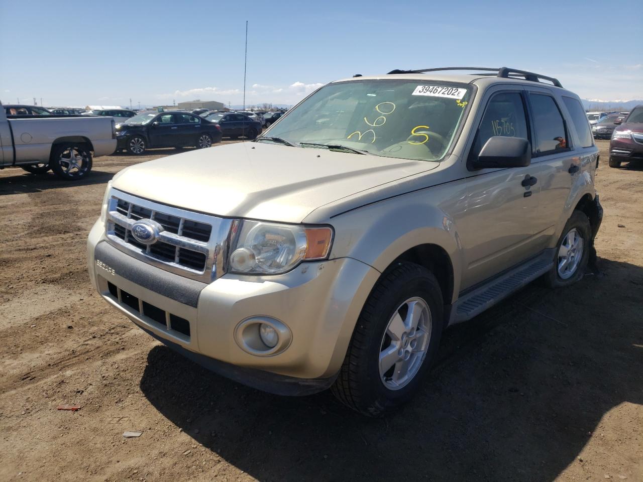 Photo 2 from auction – 2010 FORD ESCAPE XLT with VIN 1FMCU0DG6AKC75950