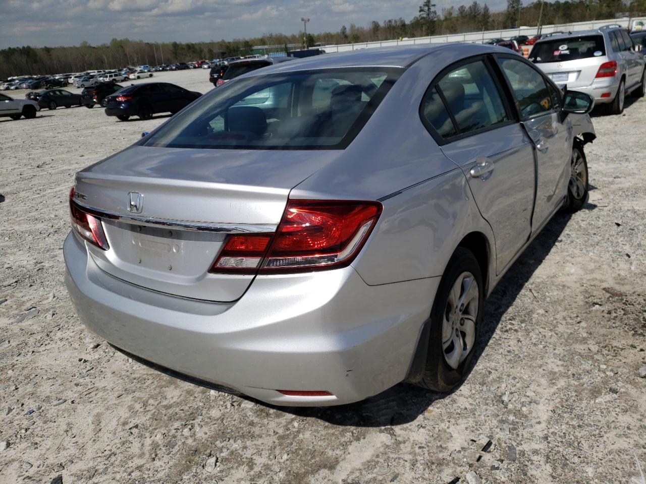 Photo 4 from auction – 2014 HONDA CIVIC LX with VIN 19XFB2F51EE050570