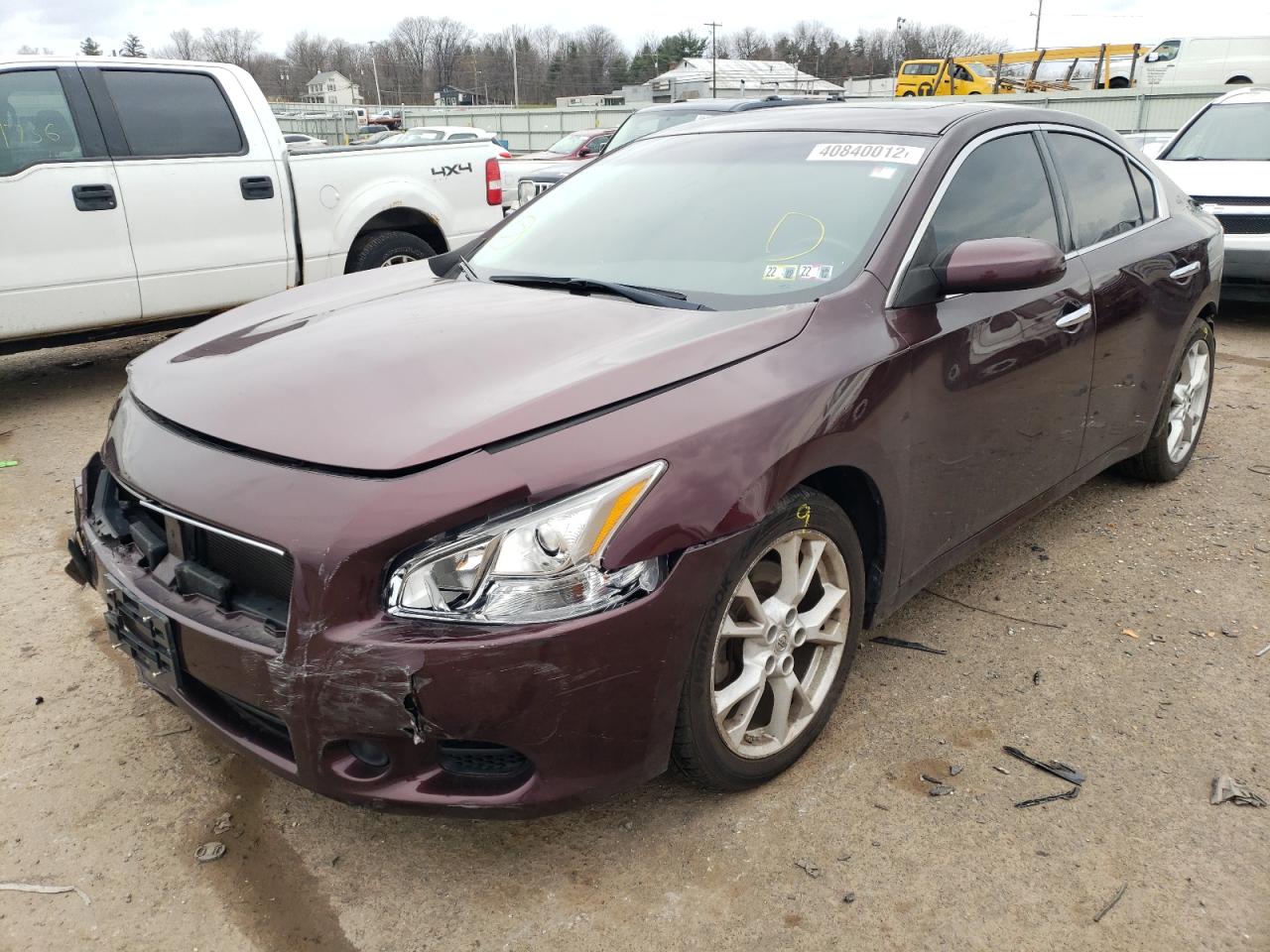 Photo 2 from auction – 2014 NISSAN MAXIMA S with VIN 1N4AA5AP4EC448103