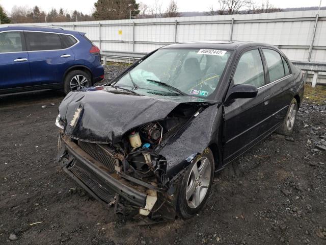 Photo 2 from auction – 2001 HONDA CIVIC EX with VIN 2HGES26721H560035