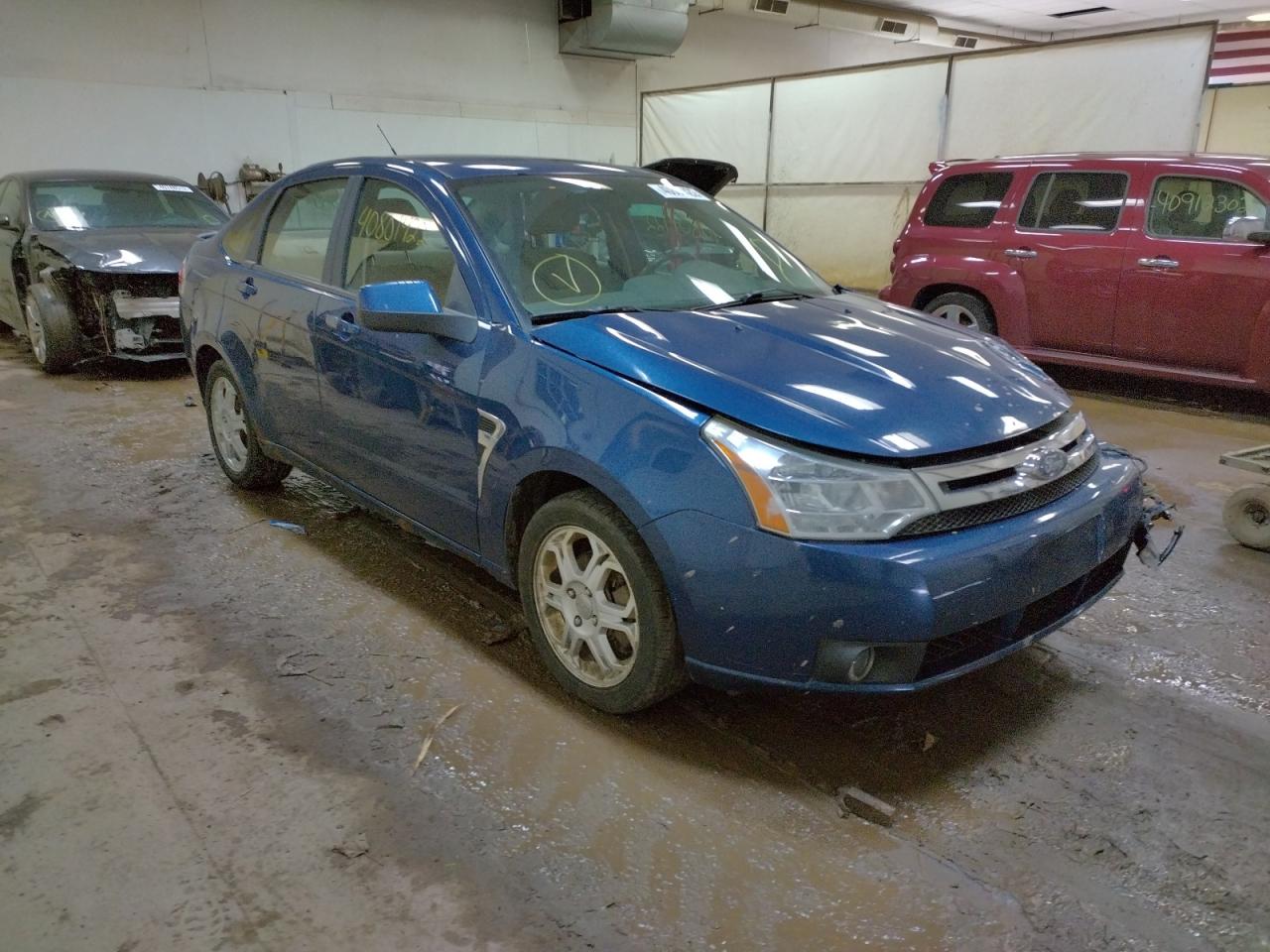 FORD FOCUS SE 2008 with VIN 1FAHP35NX8W138096 - Photo from auction