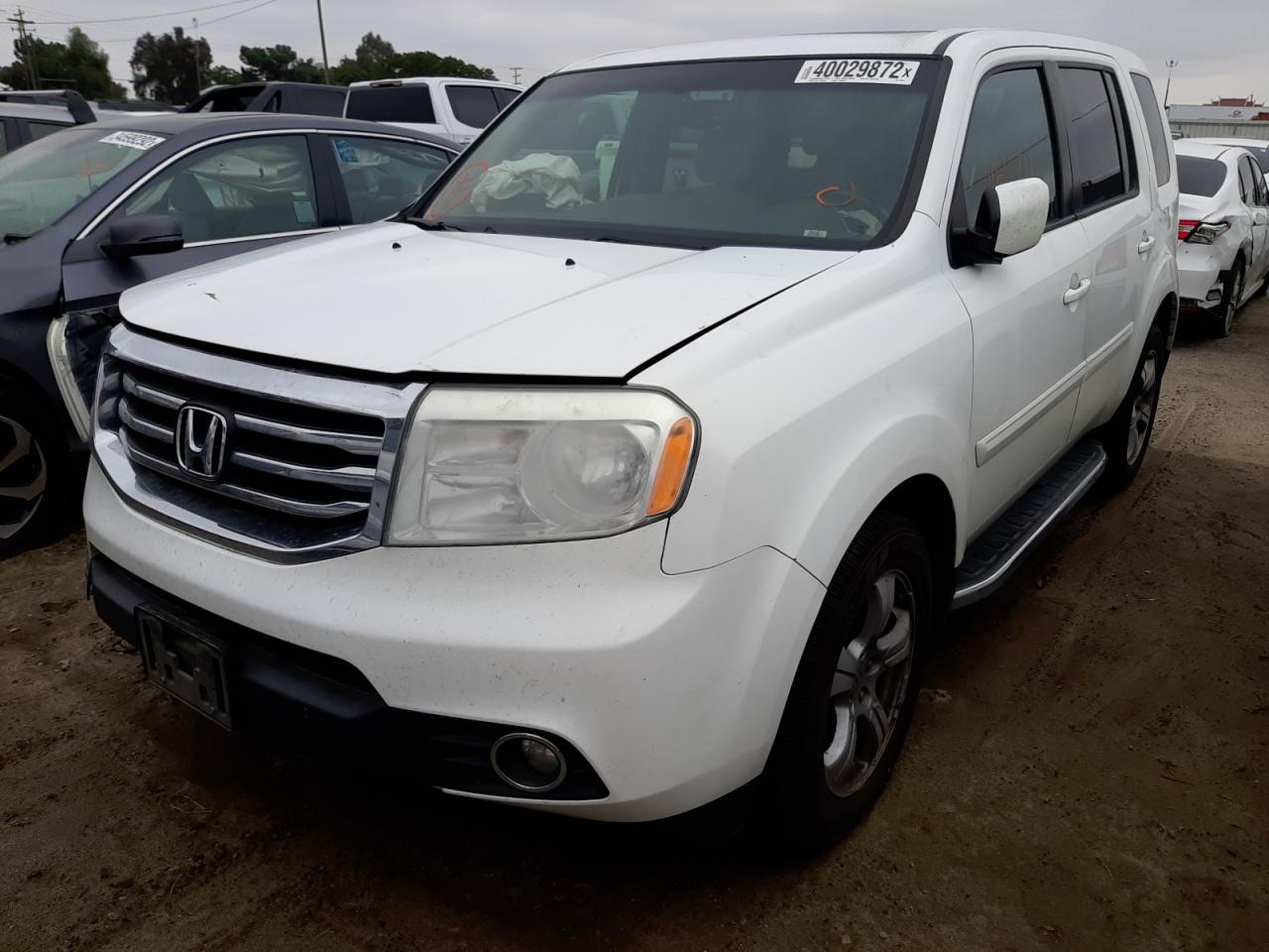 Photo 2 from auction – 2014 HONDA PILOT EXL with VIN 5FNYF3H58EB008147
