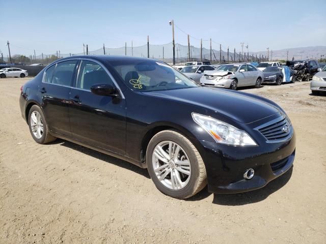 INFINITI G37 BASE 2012 with VIN JN1CV6AP7CM629655 - Photo from auction