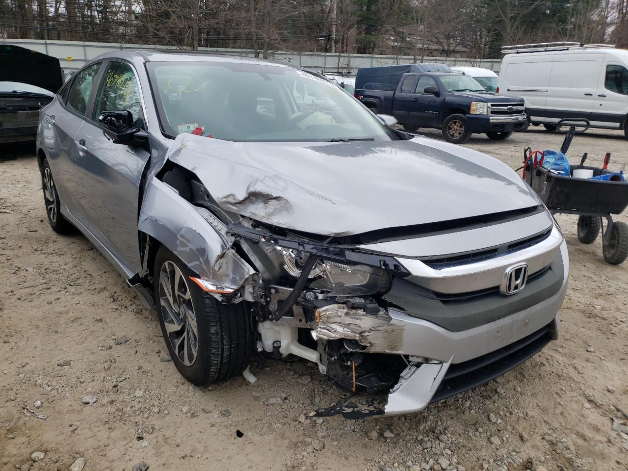 HONDA CIVIC EX 2017 with VIN 19XFC2F75HE232582 - Photo from auction