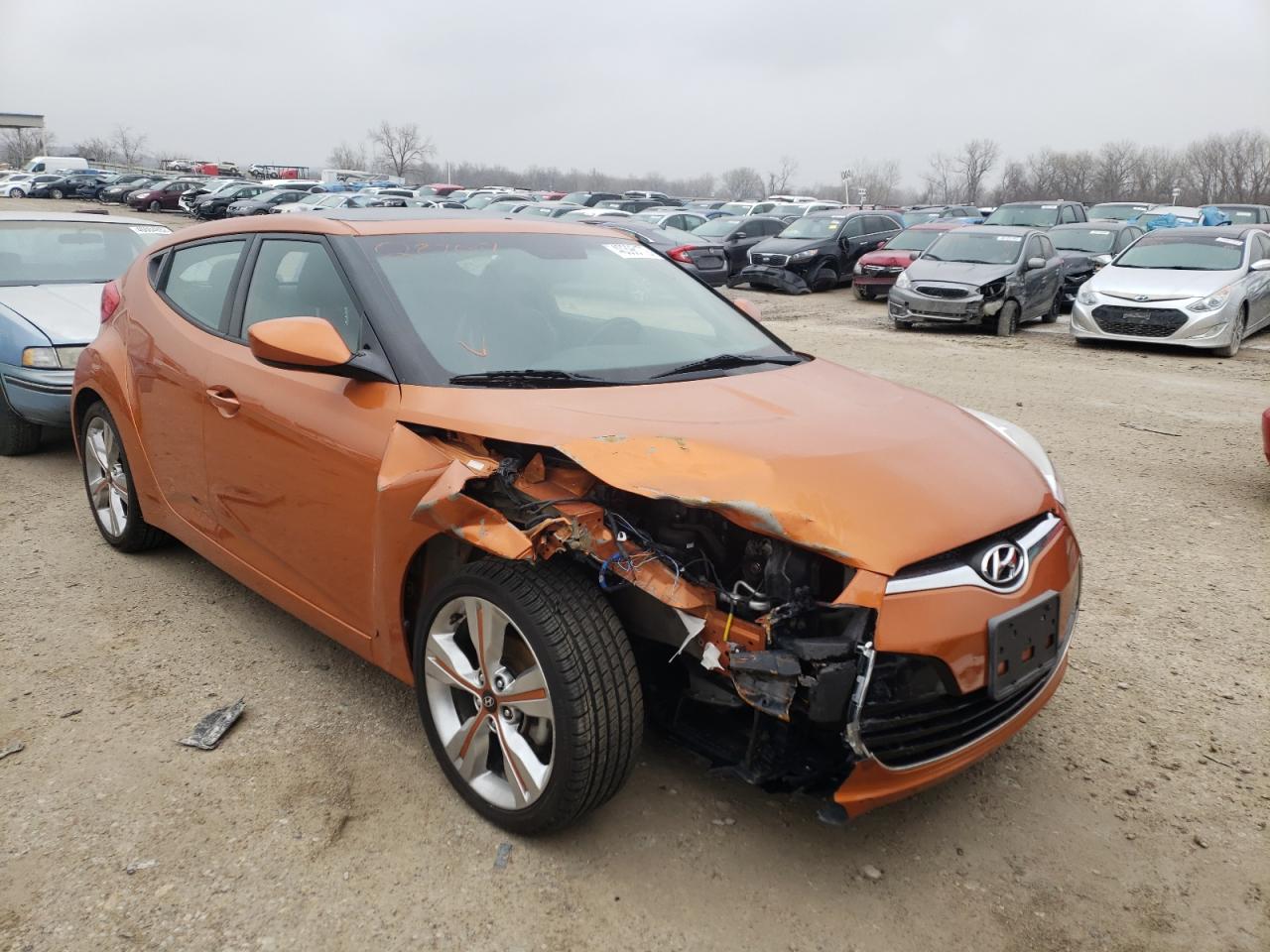 HYUNDAI VELOSTER 2016 with VIN KMHTC6AD0GU287007 - Photo from auction