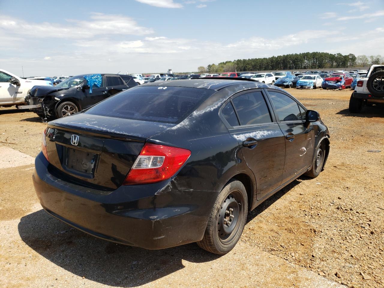 Photo 4 from auction – 2012 HONDA CIVIC EXL with VIN 2HGFB2F92CH543146