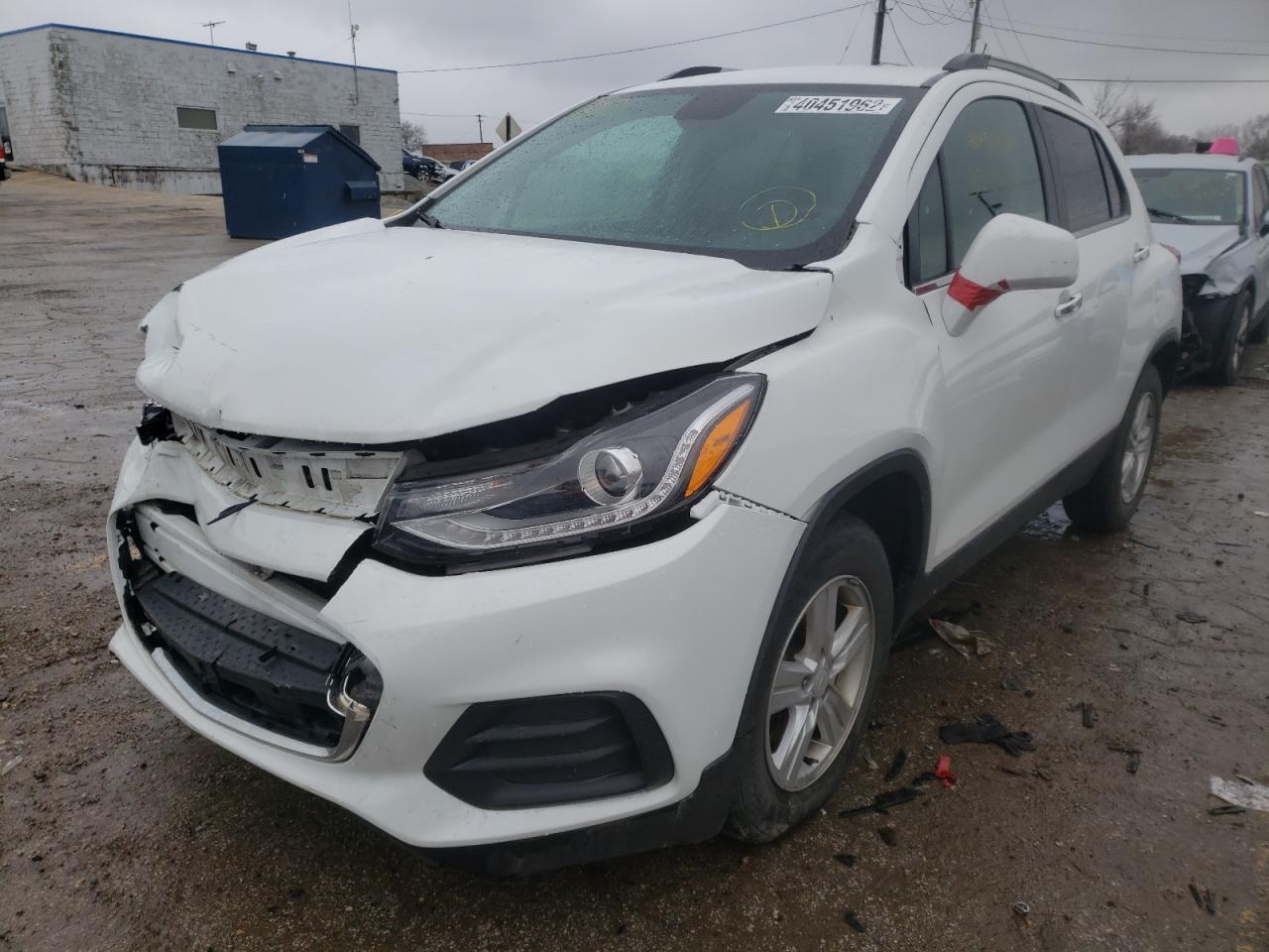 Photo 2 from auction – 2017 CHEVROLET TRAX 1LT with VIN KL7CJLSB2HB092610