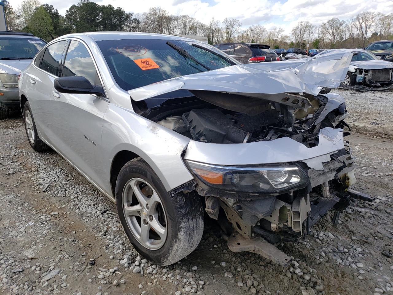 Photo 1 from auction – 2017 CHEVROLET MALIBU LS with VIN 1G1ZB5ST5HF130248