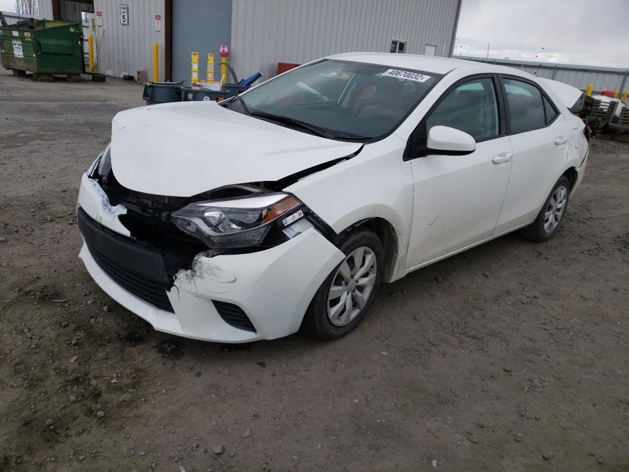 Photo 2 from auction – 2014 TOYOTA COROLLA L with VIN 5YFBURHE8EP148444