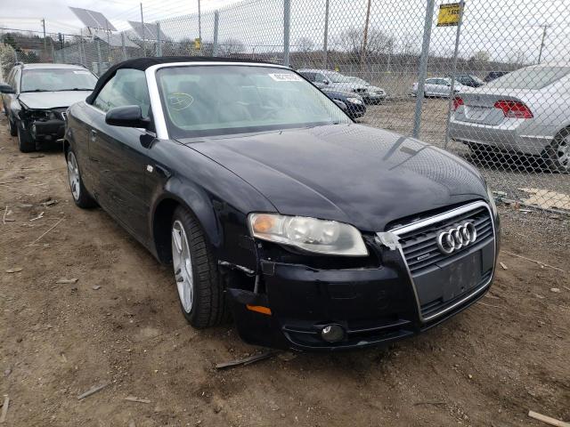 AUDI A4 2.0T CA 2007 with VIN WAUDF48H17K020092 - Photo from auction