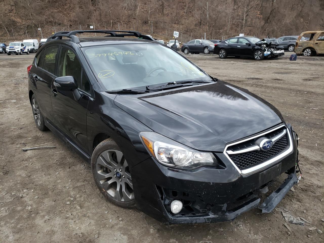 SUBARU IMPREZA SP 2015 with VIN JF1GPAU68FH256224 - Photo from auction