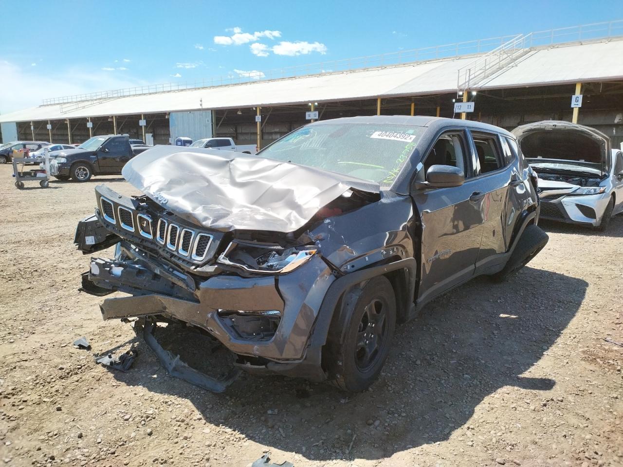 Photo 2 from auction – 2020 JEEP COMPASS SP with VIN 3C4NJCAB9LT220071