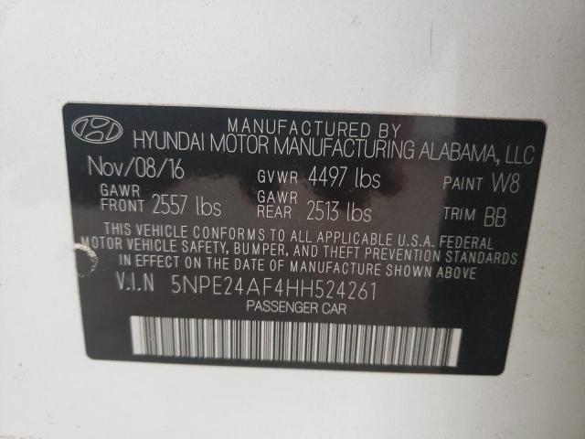 Photo 10 from auction – 2016 HYUNDAI SONATA SE with VIN 5NPE24AF4HH524261