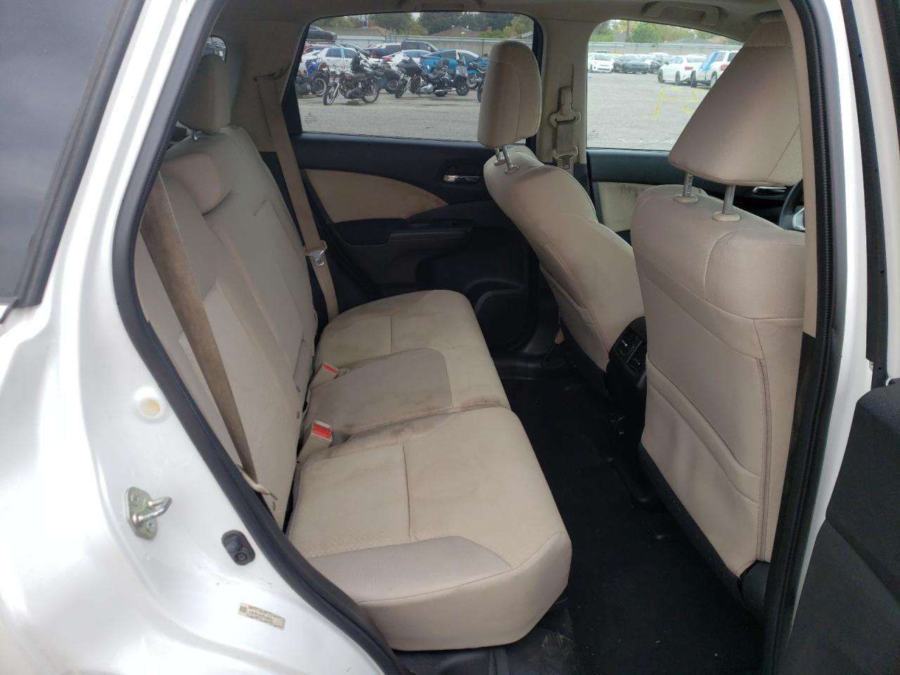 Photo 6 from auction – 2015 HONDA CR-V EX with VIN 5J6RM3H51FL004167