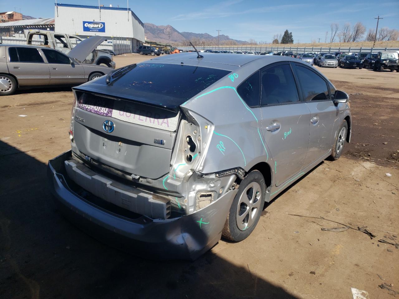 Photo 4 from auction – 2013 TOYOTA PRIUS with VIN JTDKN3DU7D5624203