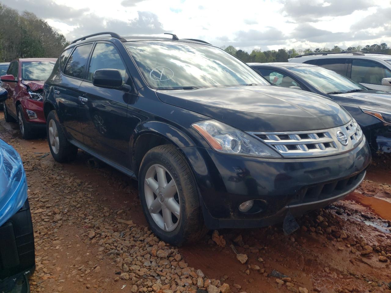 NISSAN MURANO SL 2005 with VIN JN8AZ08T05W320064 - Photo from auction