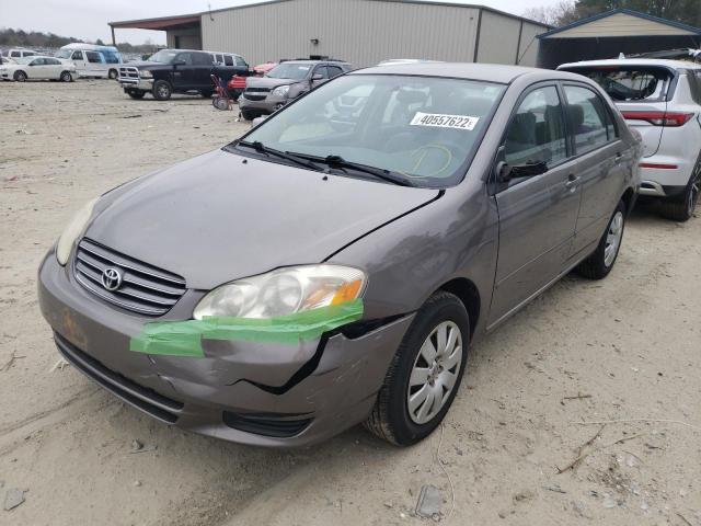 Photo 2 from auction – 2004 TOYOTA COROLLA CE with VIN 2T1BR32E54C242352