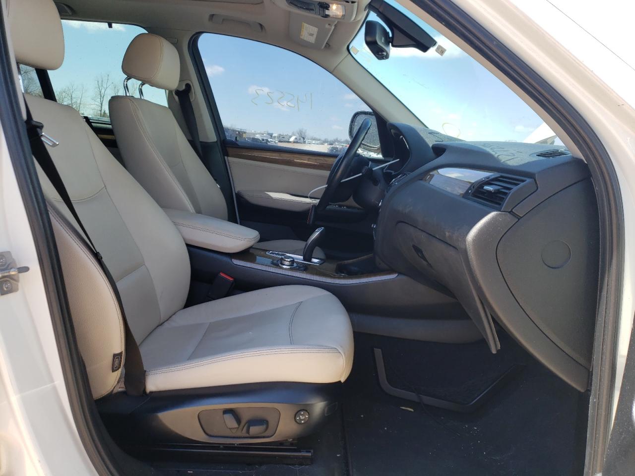 Photo 5 from auction – 2012 BMW X3 XDRIVE2 with VIN 5UXWX5C52CL727295