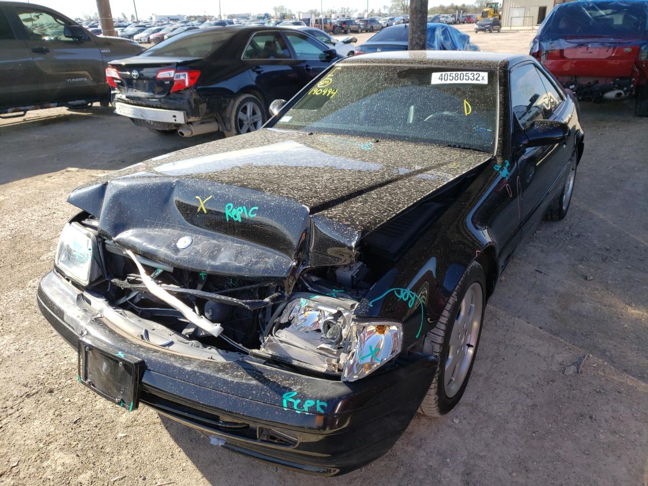 Photo 2 from auction – 2000 MERCEDES-BENZ SL 500 with VIN WDBFA68F6YF190994