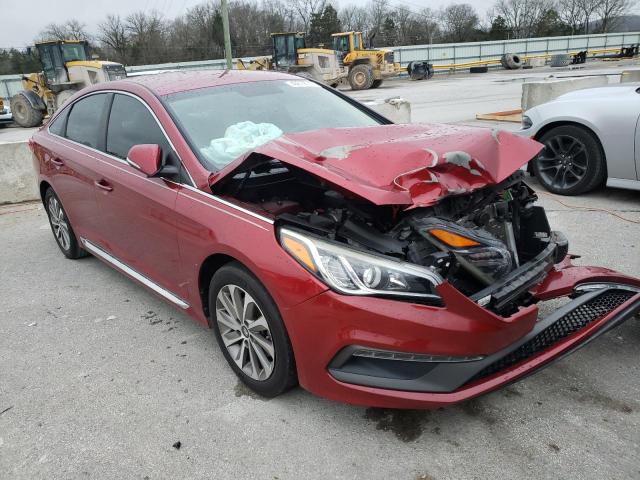 HYUNDAI SONATA SPO 2015 with VIN 5NPE34AF9FH031573 - Photo from auction