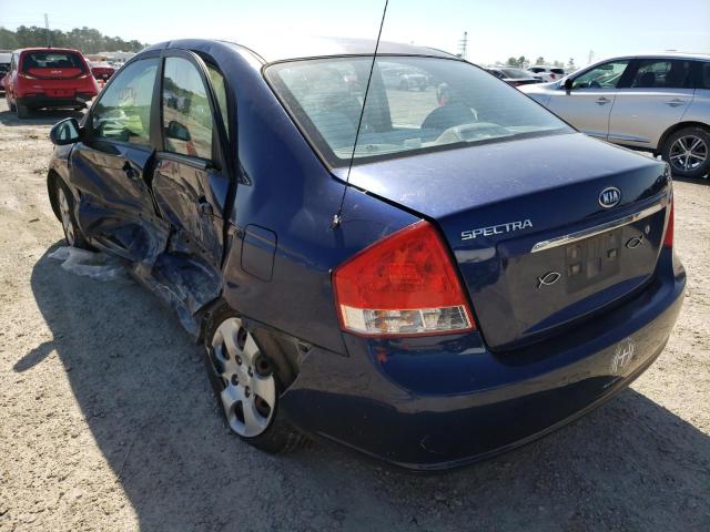 Photo 3 from auction – 2009 KIA SPECTRA EX with VIN KNAFE221095632104