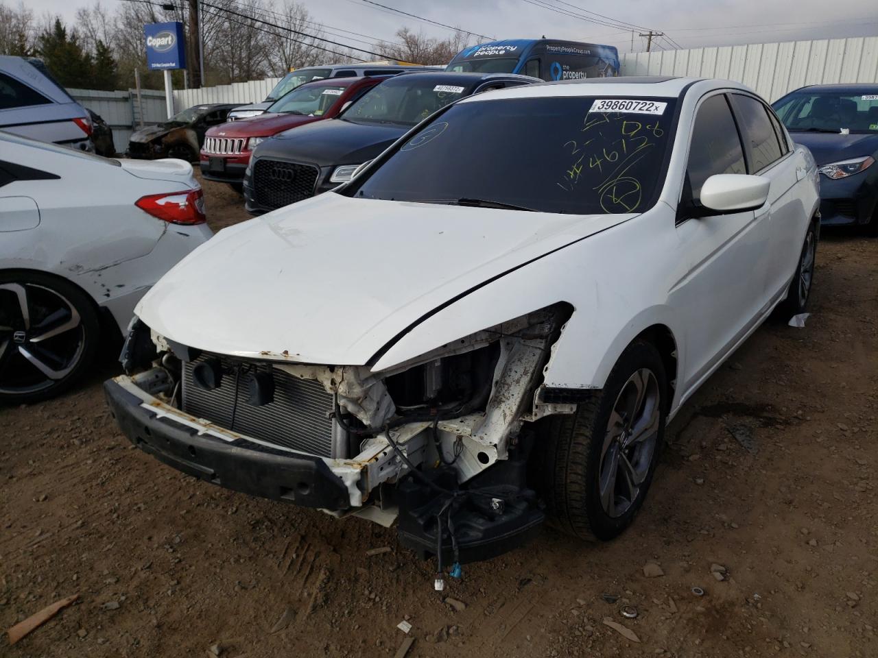 Photo 2 from auction – 2012 HONDA ACCORD EXL with VIN 1HGCP2F86CA146758
