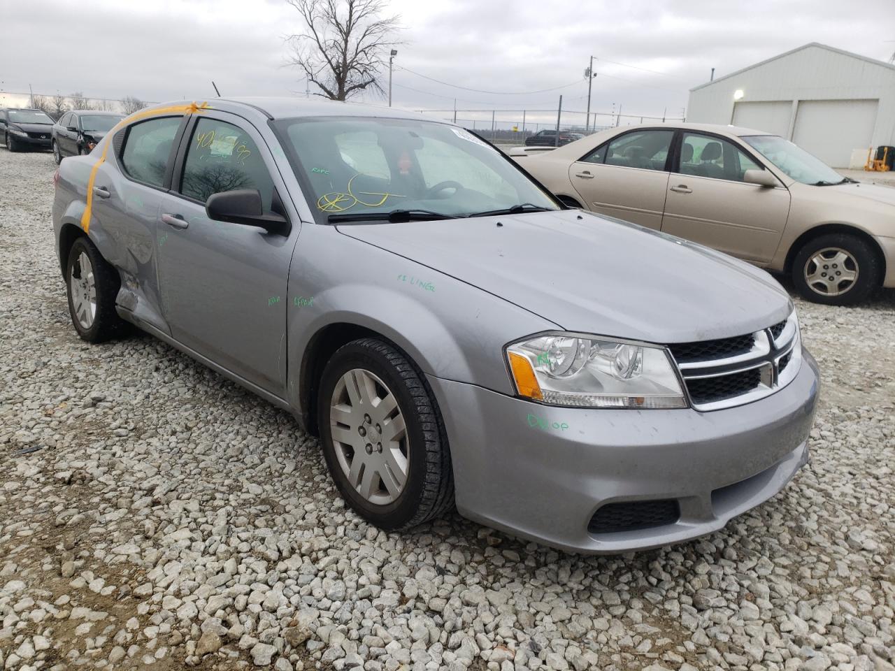 DODGE AVENGER SE 2014 with VIN 1C3CDZAB1EN144550 - Photo from auction