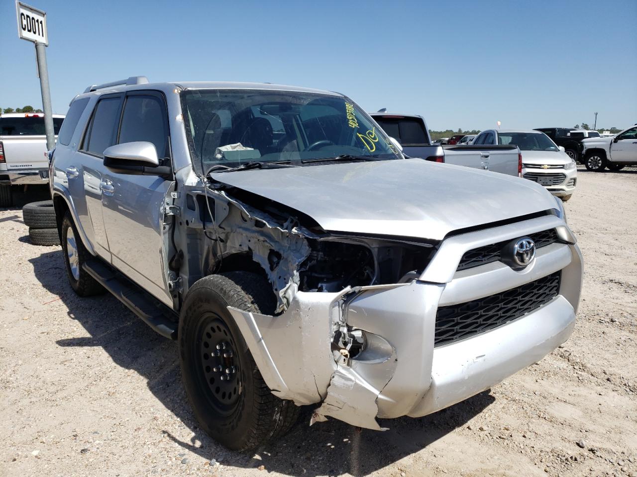 TOYOTA 4RUNNER SR 2016 with VIN JTEZU5JR0G5124736 - Photo from auction