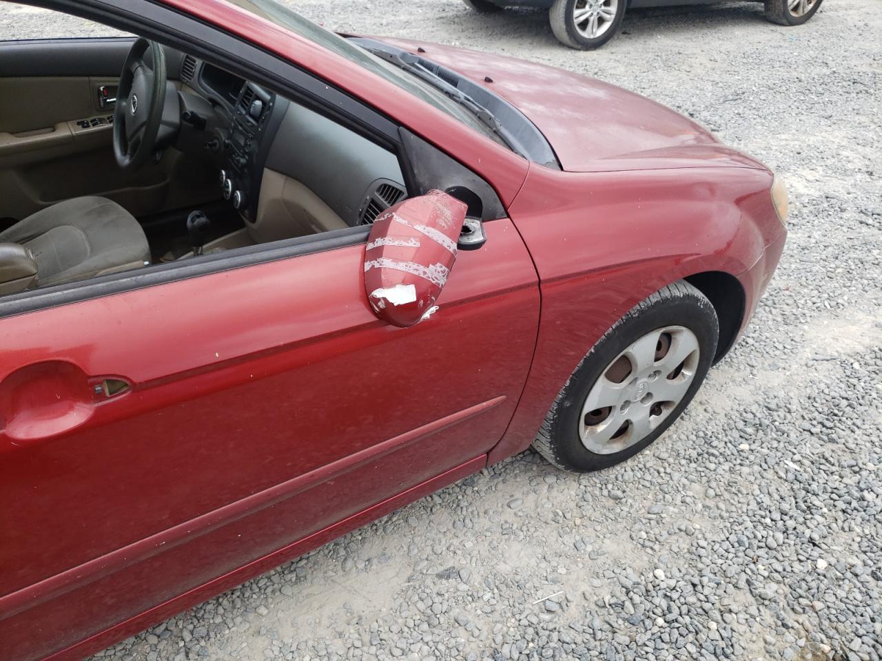Photo 9 from auction – 2009 KIA SPECTRA EX with VIN KNAFE222395662240