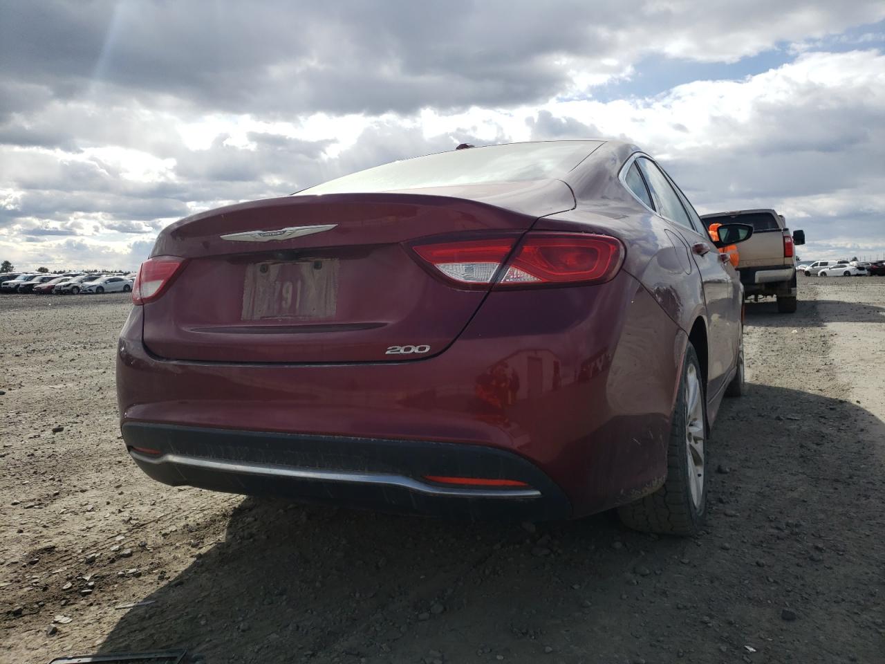 Photo 4 from auction – 2015 CHRYSLER 200 LIMITE with VIN 1C3CCCAB4FN705437