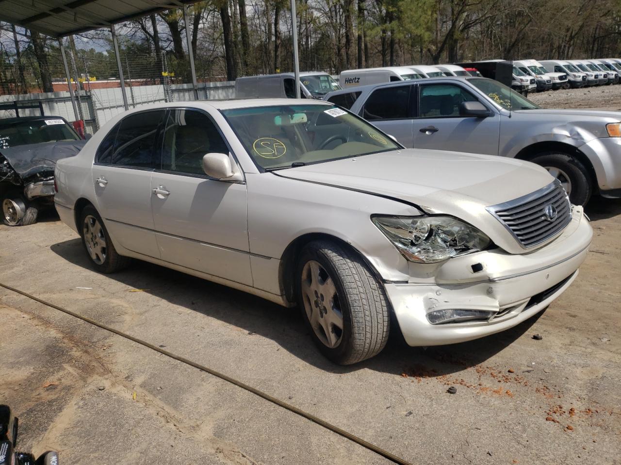 LEXUS LS 430 2004 with VIN JTHBN36FX40149527 - Photo from auction