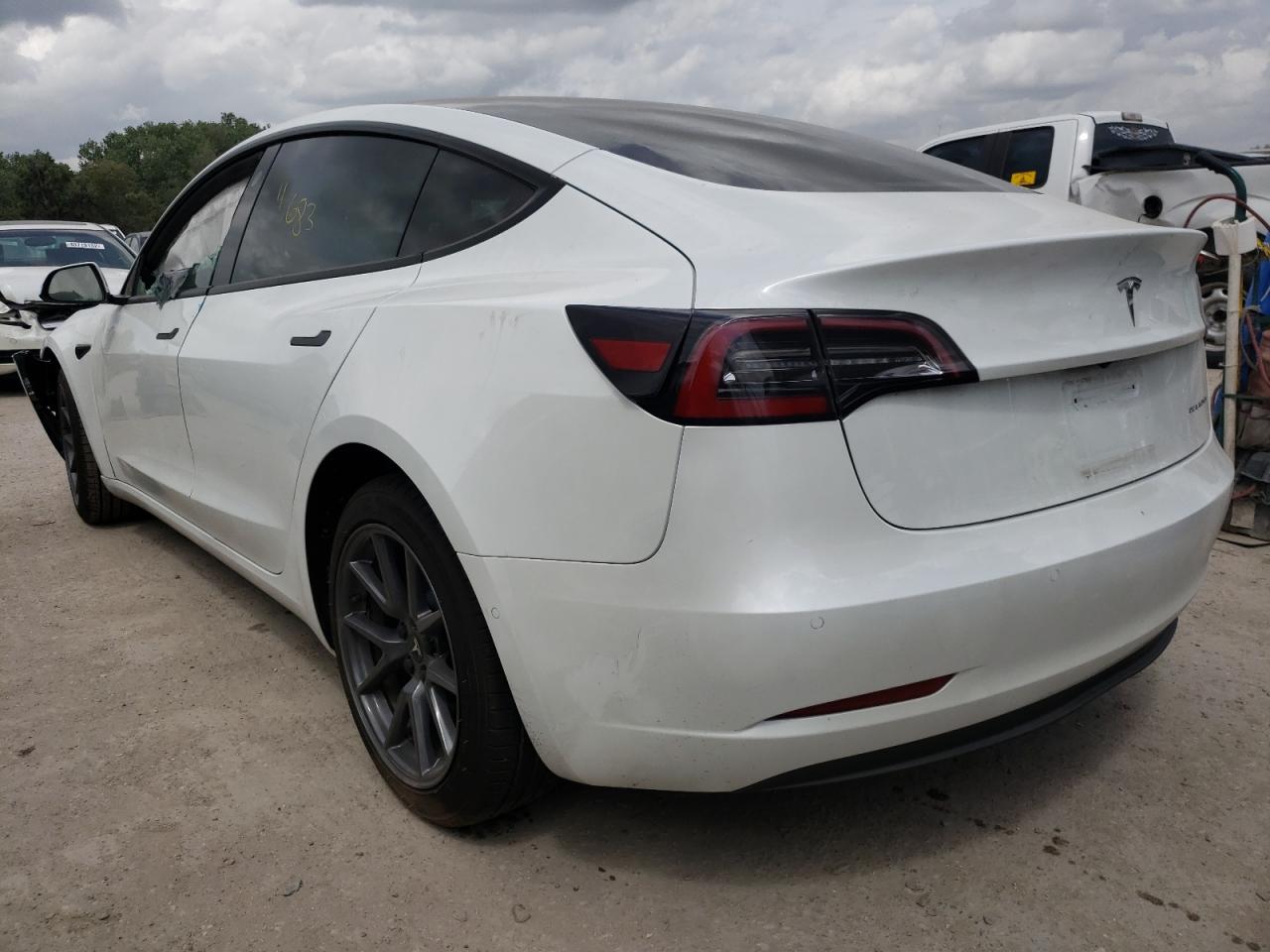 Photo 3 from auction – 2022 TESLA MODEL 3 with VIN 5YJ3E1EBXNF159096