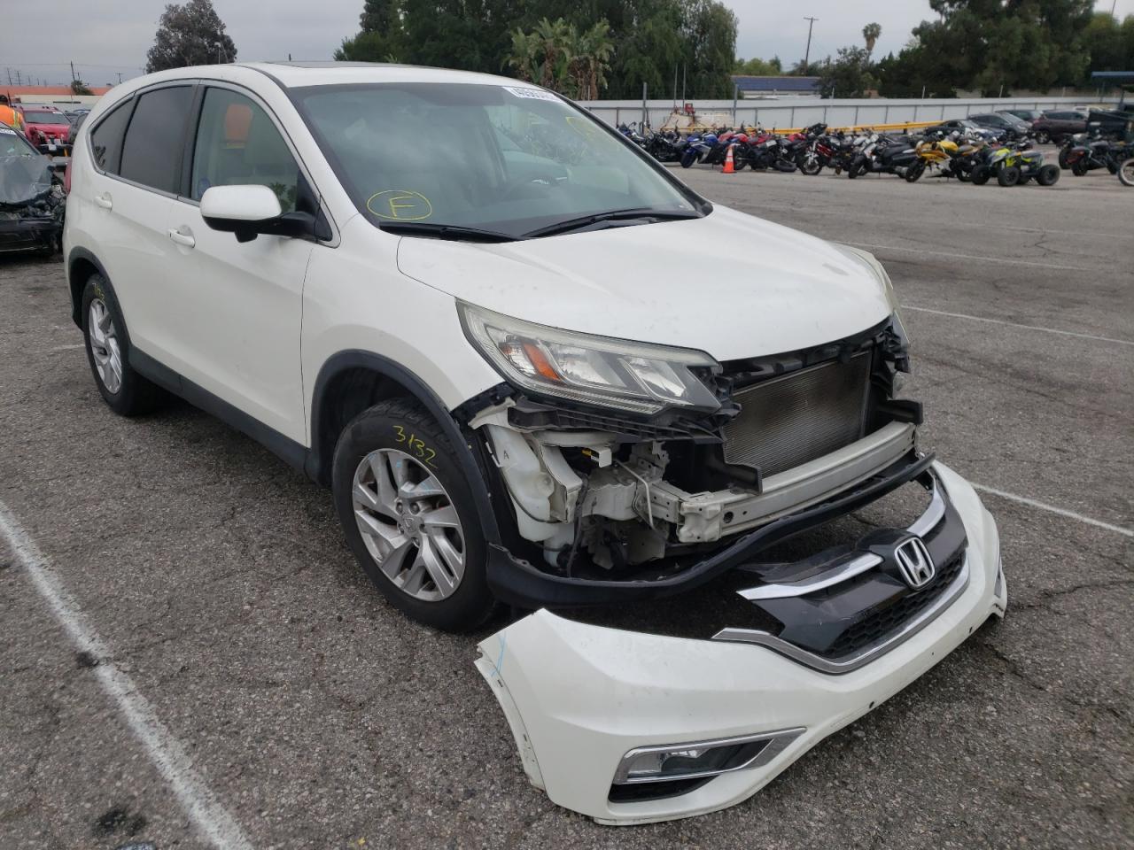 HONDA CR-V EX 2015 with VIN 5J6RM3H51FL004167 - Photo from auction
