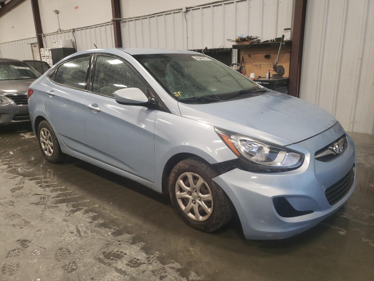 HYUNDAI ACCENT GLS 2014 with VIN KMHCT4AEXEU590922 - Photo from auction