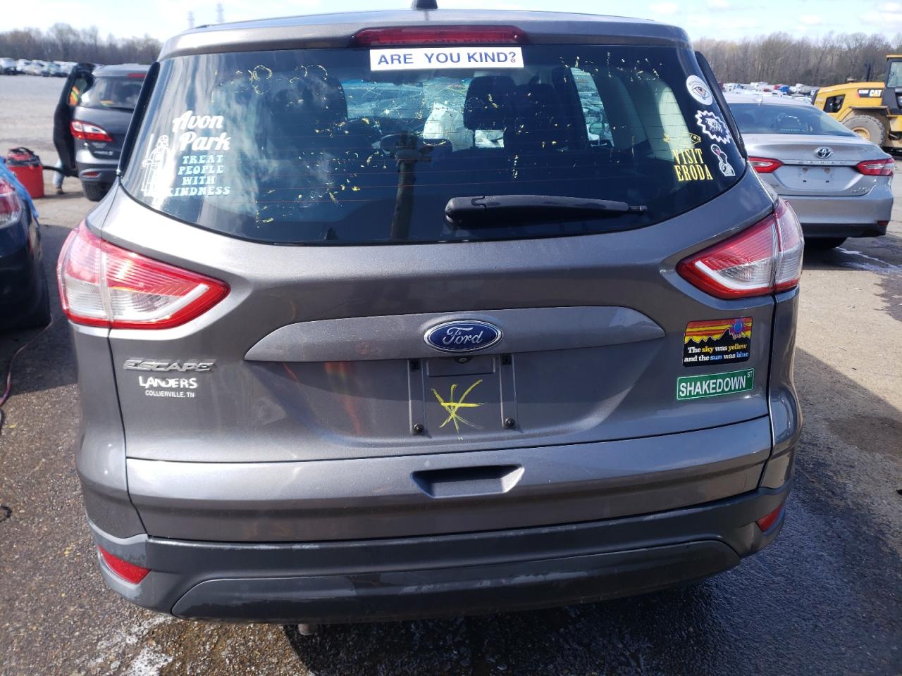 Photo 9 from auction – 2014 FORD ESCAPE S with VIN 1FMCU0F78EUC16194