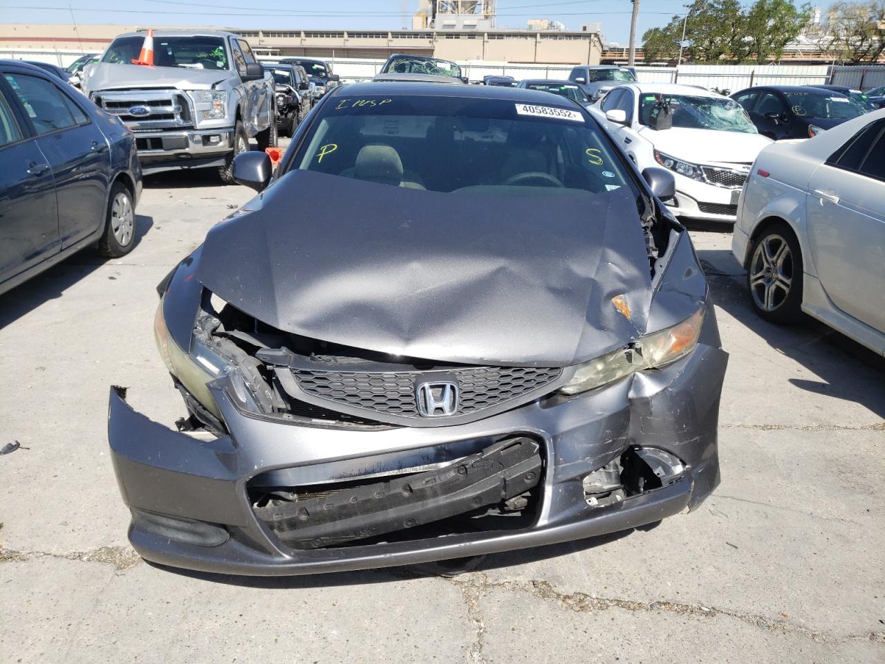 Photo 9 from auction – 2012 HONDA CIVIC LX with VIN 2HGFG3B59CH511241