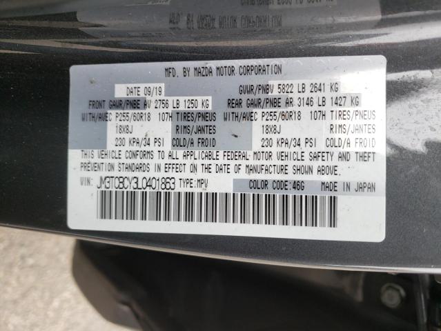 Photo 10 from auction – 2020 MAZDA CX-9 TOURI with VIN JM3TCBCY3L0401863