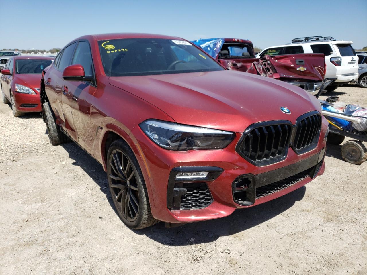 Photo 1 from auction – 2021 BMW X6 SDRIVE with VIN 5UXCY4C03M9D88370