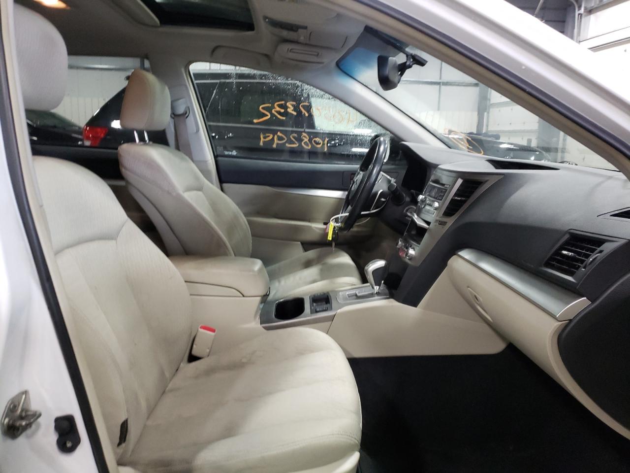 Photo 5 from auction – 2011 SUBARU OUTBACK 2. with VIN 4S4BRCGC4B3366363