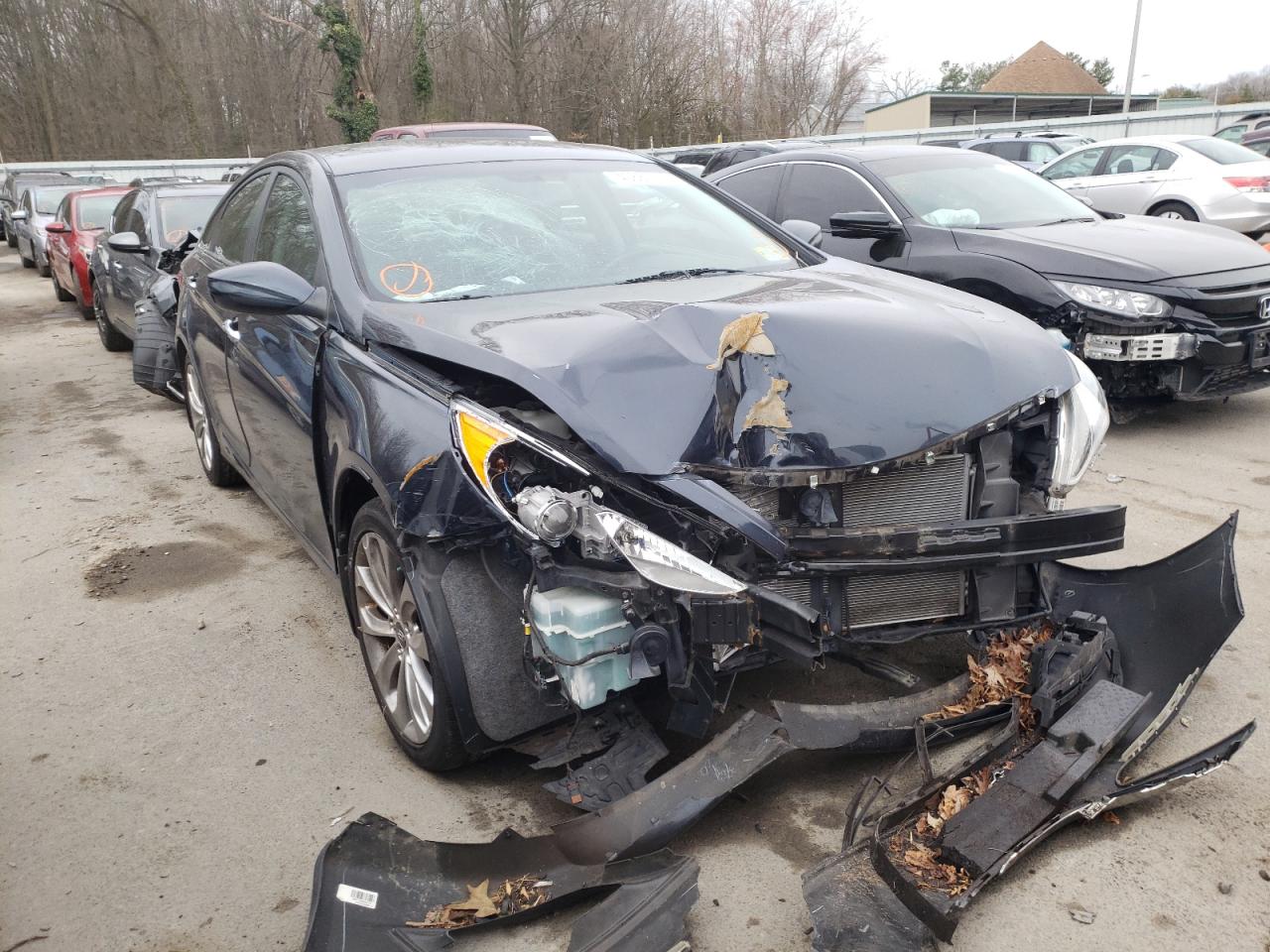 HYUNDAI SONATA SE 2013 with VIN 5NPEC4ACXDH524889 - Photo from auction
