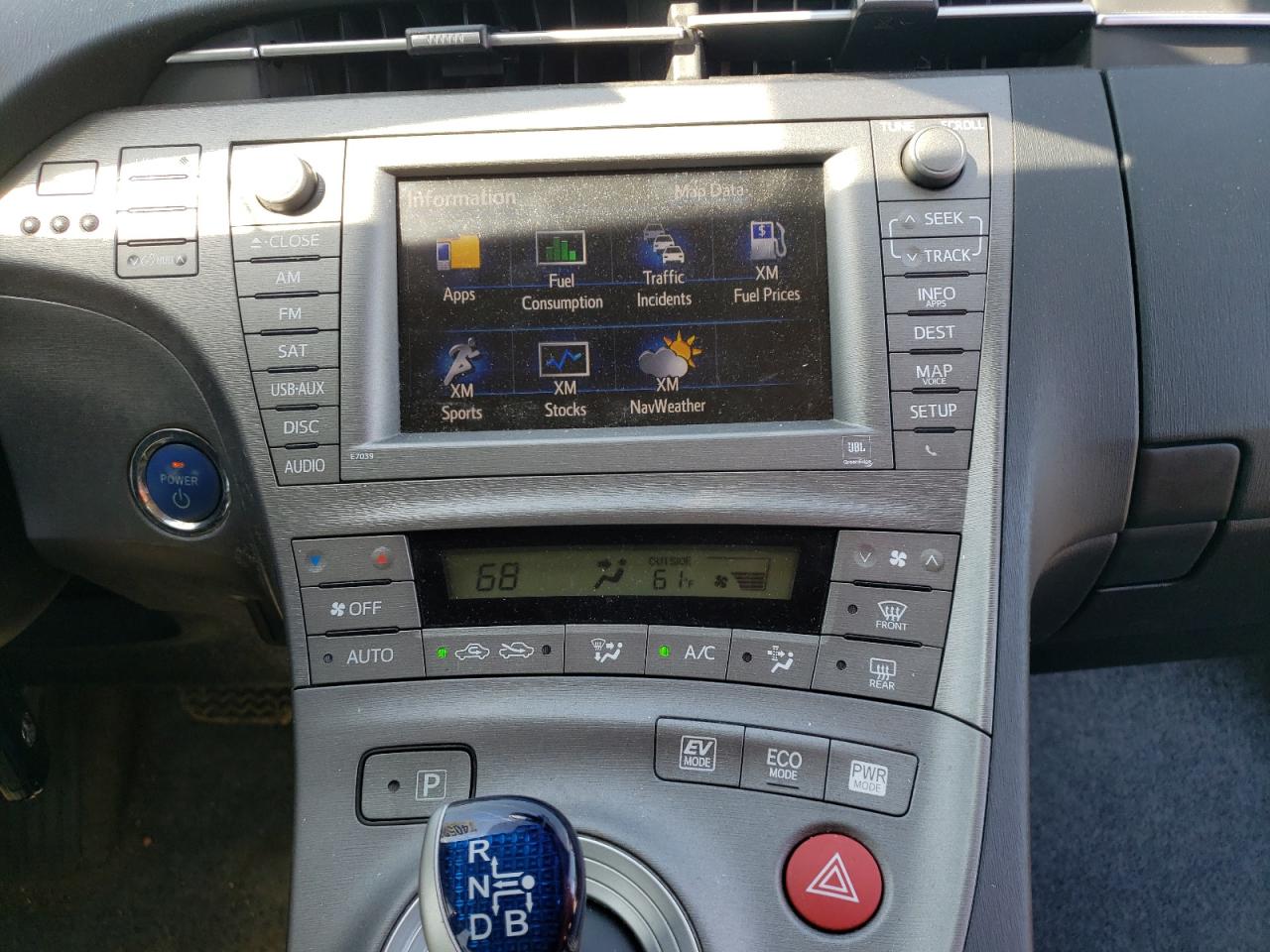 Photo 9 from auction – 2012 TOYOTA PRIUS with VIN JTDKN3DU6C5389131