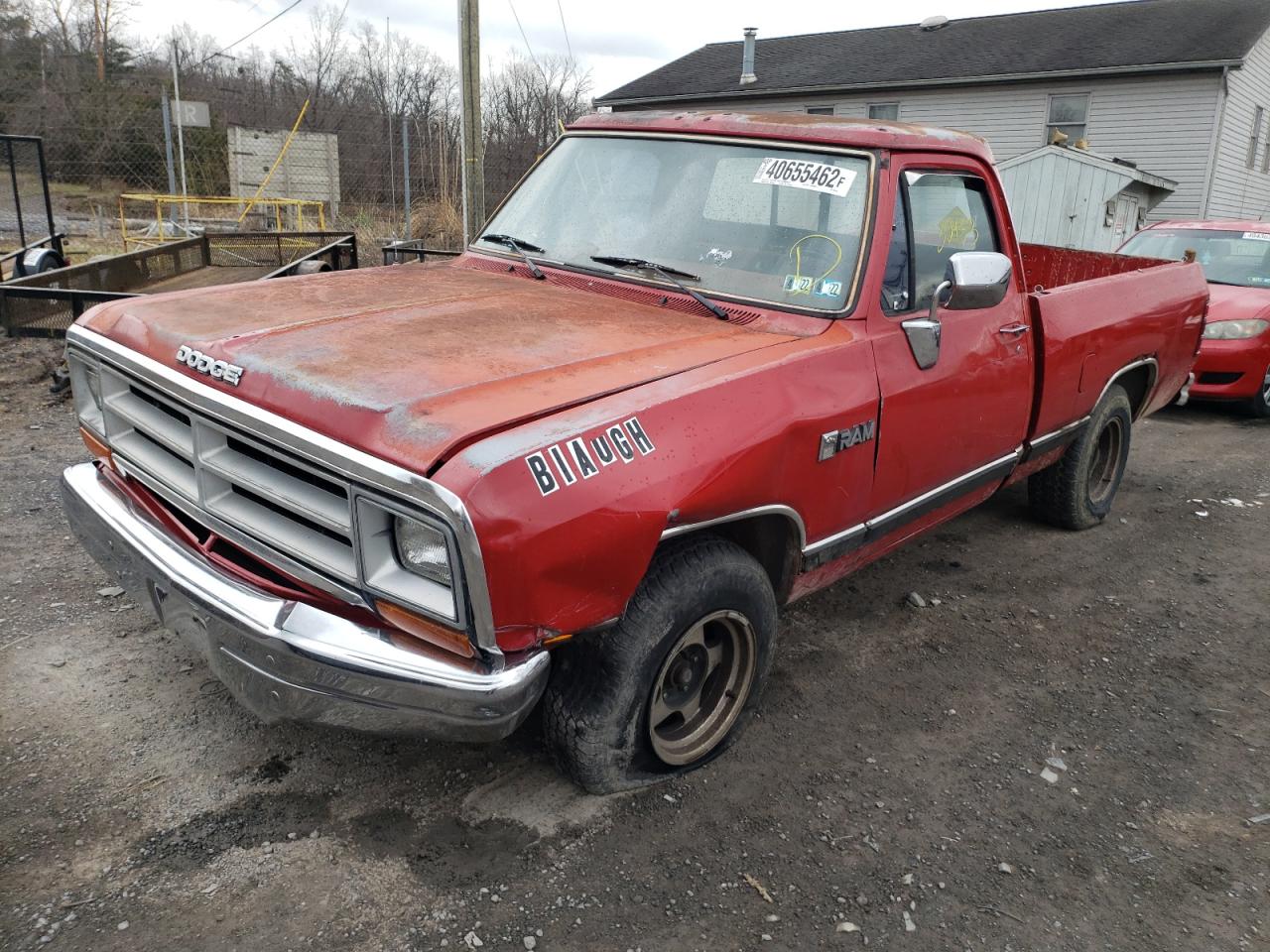 Photo 2 from auction – 1988 DODGE D-SERIES D with VIN 1B7FD04Y1JS614916