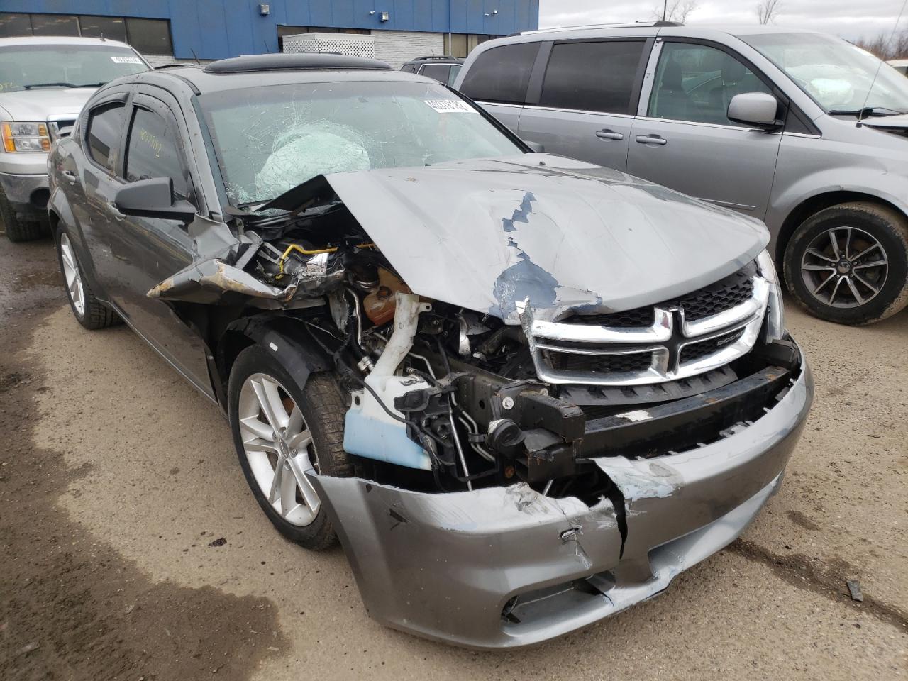 DODGE AVENGER SE 2013 with VIN 1C3CDZAG7DN573055 - Photo from auction