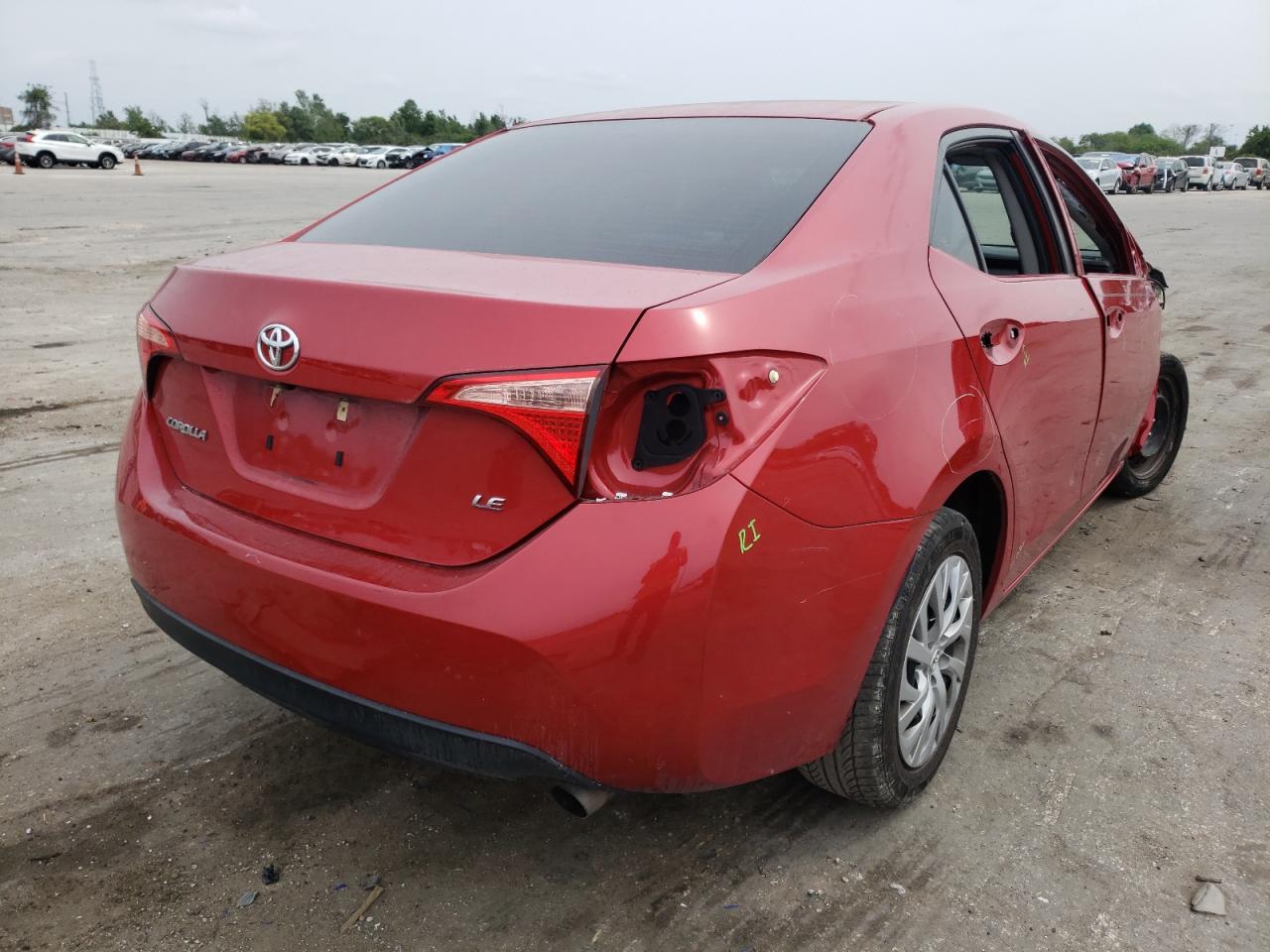 Photo 4 from auction – 2019 TOYOTA COROLLA L with VIN 2T1BURHE9KC189631