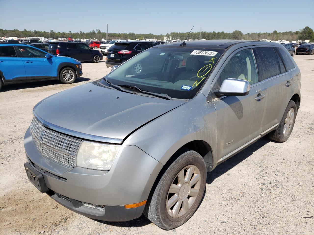 Photo 2 from auction – 2007 LINCOLN MKX with VIN 2LMDU68C67BJ36116