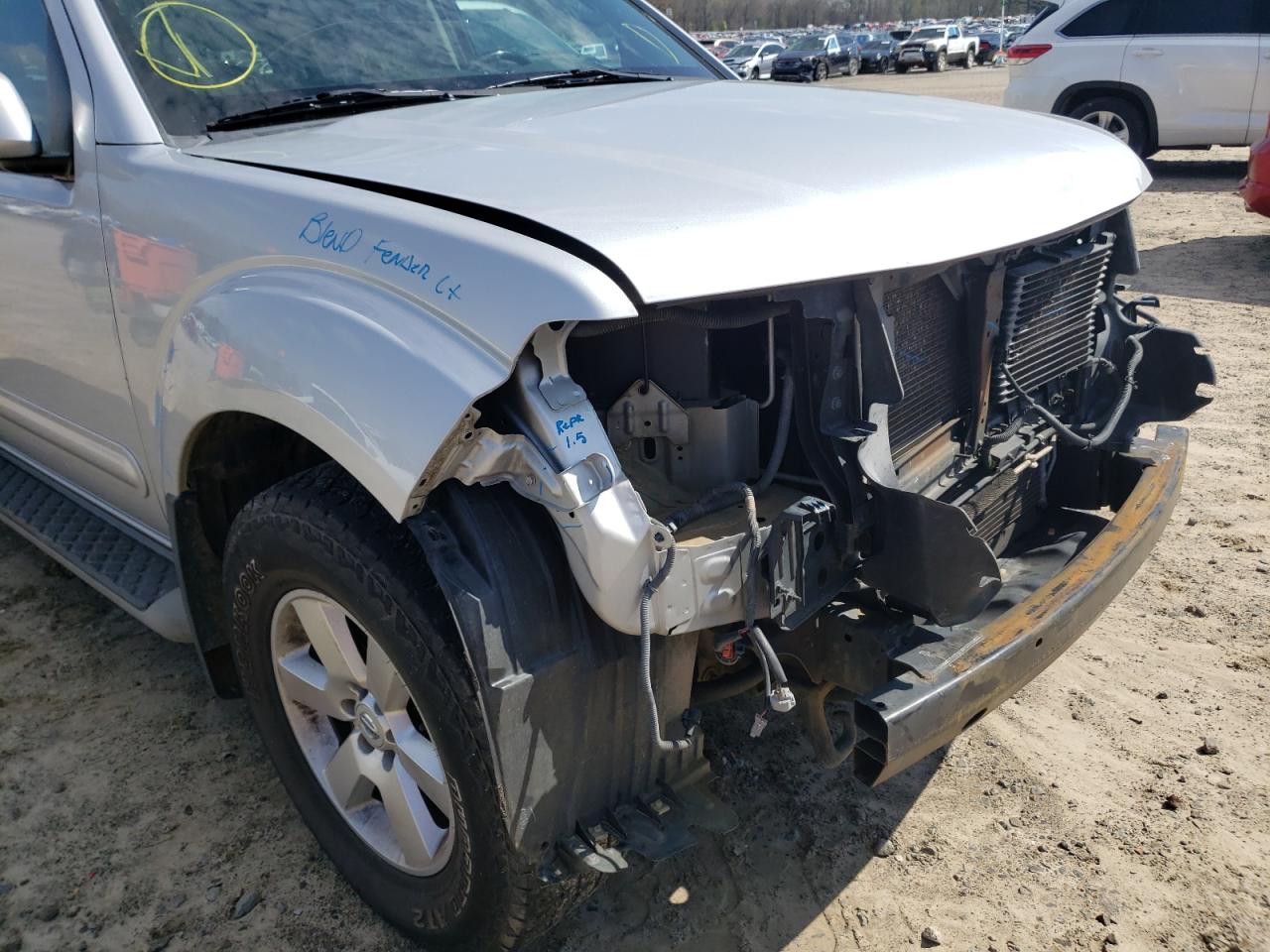 Photo 9 from auction – 2012 NISSAN PATHFINDER with VIN 5N1AR1NB2CC618011